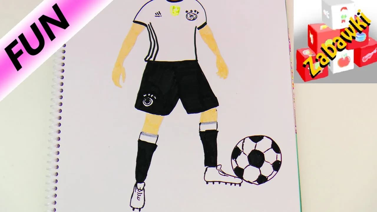 Jak namalować piłkarza - proste kroki, aby stworzyć świetny rysunek